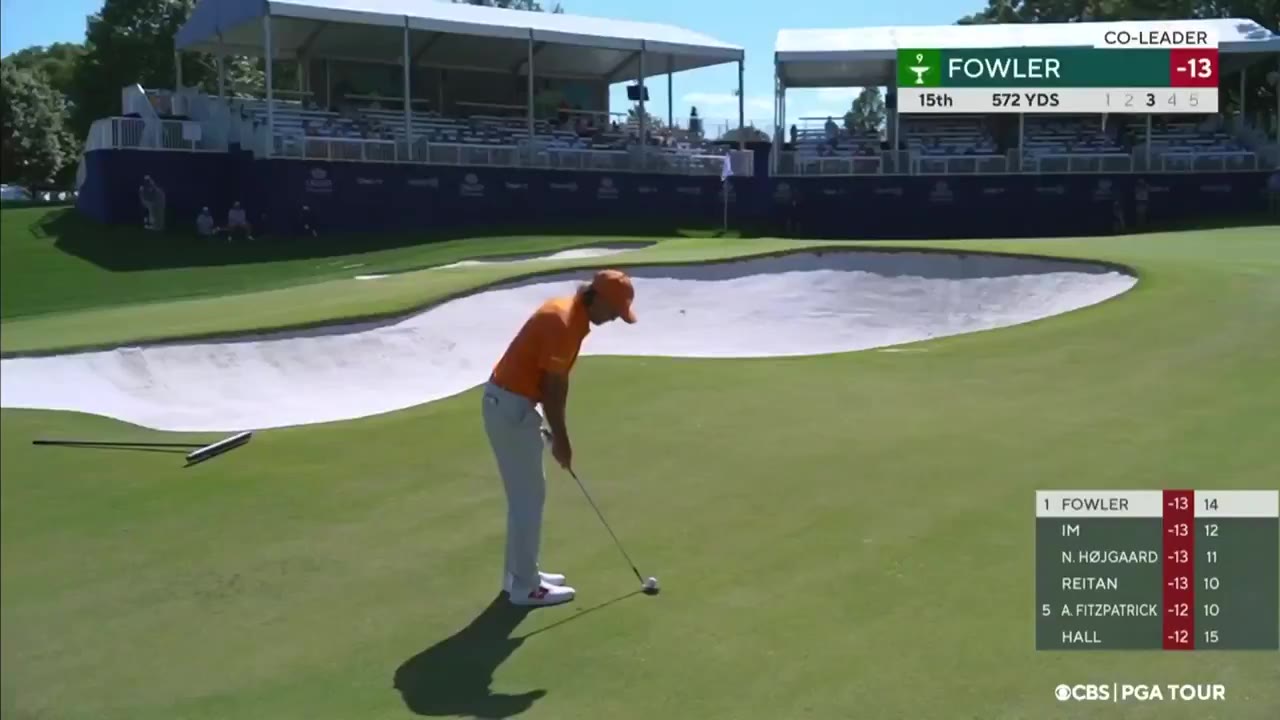 Fore Play: What a shot.

Rickie Fowler with the SAUCE. https://t.co/lOhkn8RJnX