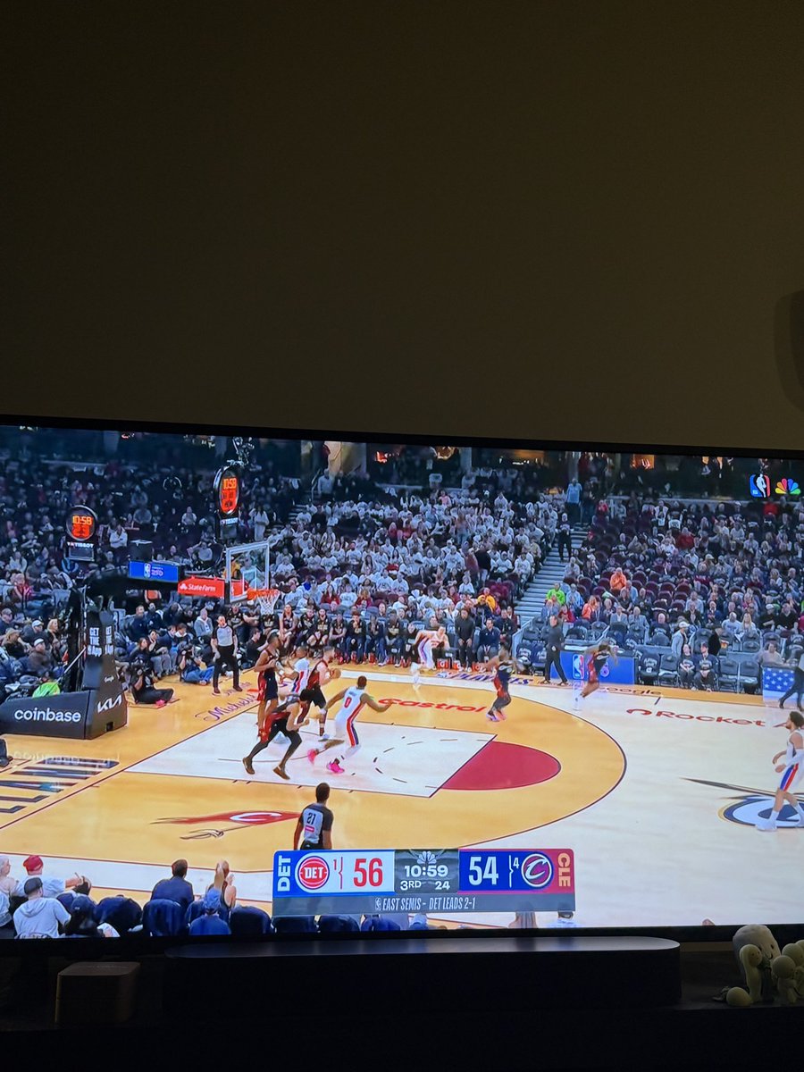 TJ: Why are there so many empty seats at the Cavs game? Like a ton of these seats appear to still have the souvenir shirts l
