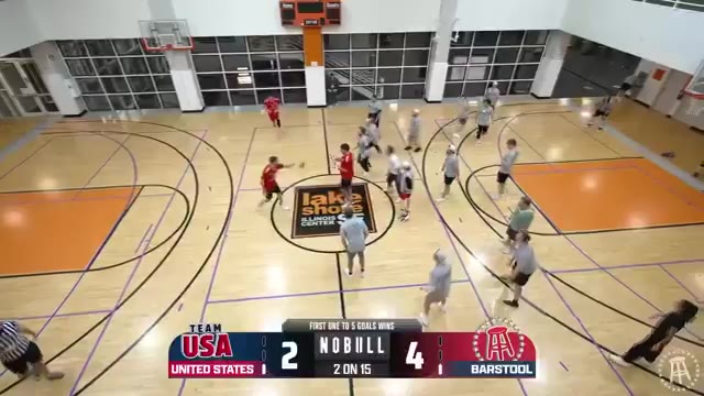 Barstool Sports: Team Barstool finally took down Team USA in Handball last night

All it took was a 15 on 3 advantage and an empty net ht