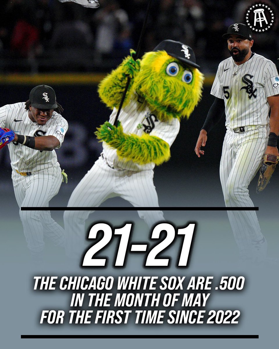 Barstool Chicago: THE CHICAGO WHITE SOX ARE A .500 BALLCLUB https://t.co/N79LwAzexb