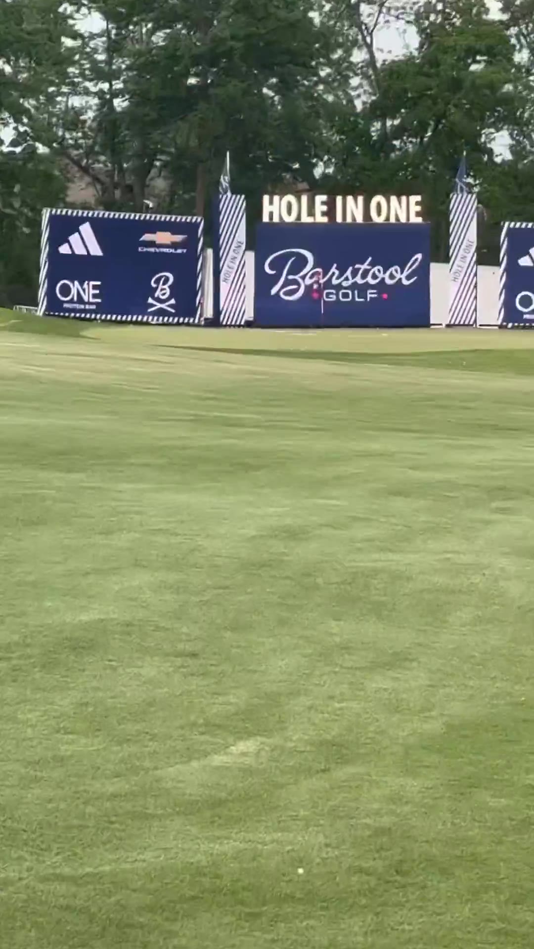 Barstool Sports: This guy broke his club but still somehow managed to get within 5 feet of the hole in Fore Play's Hole in One Challenge