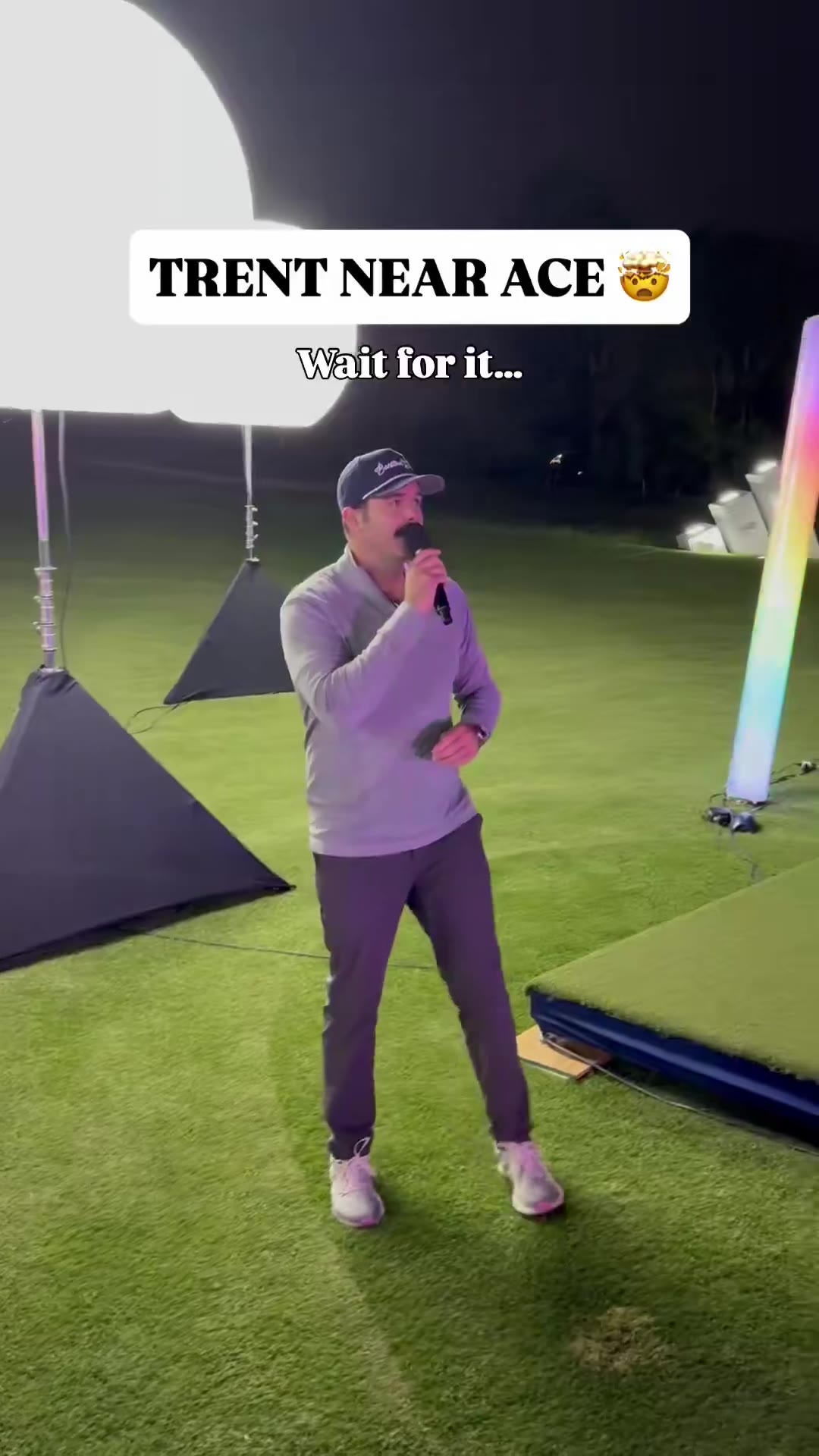 Barstool Sports: Trent was inches away from an ace at Fore Play's Hole in One Challenge https://t.co/mXhfWAeZeS