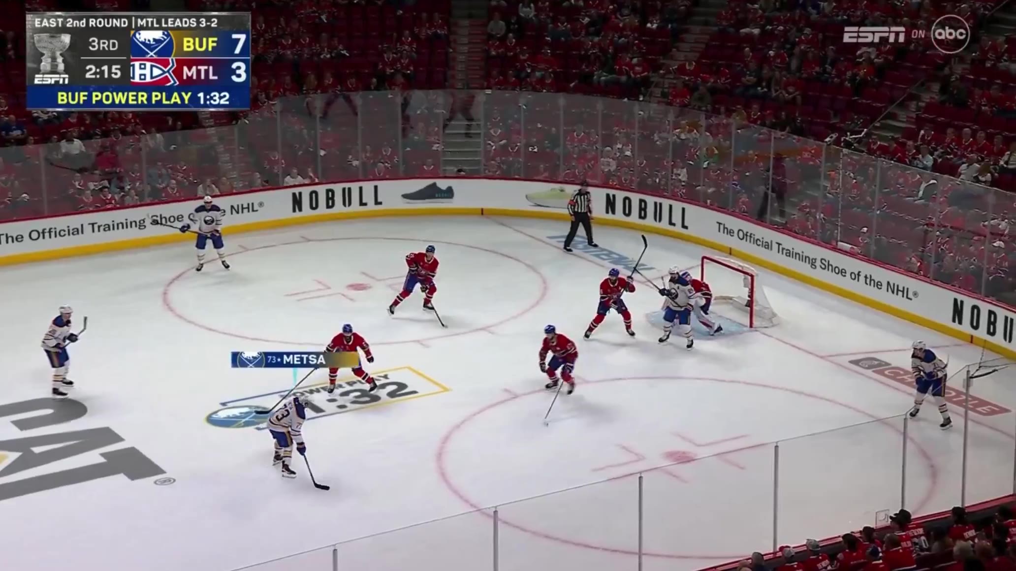 Barstool Sports: Down 3-1 10 minutes in, season on the line.

The Buffalo Sabres have forced a Game 7 after scoring 8 goals in Montreal h