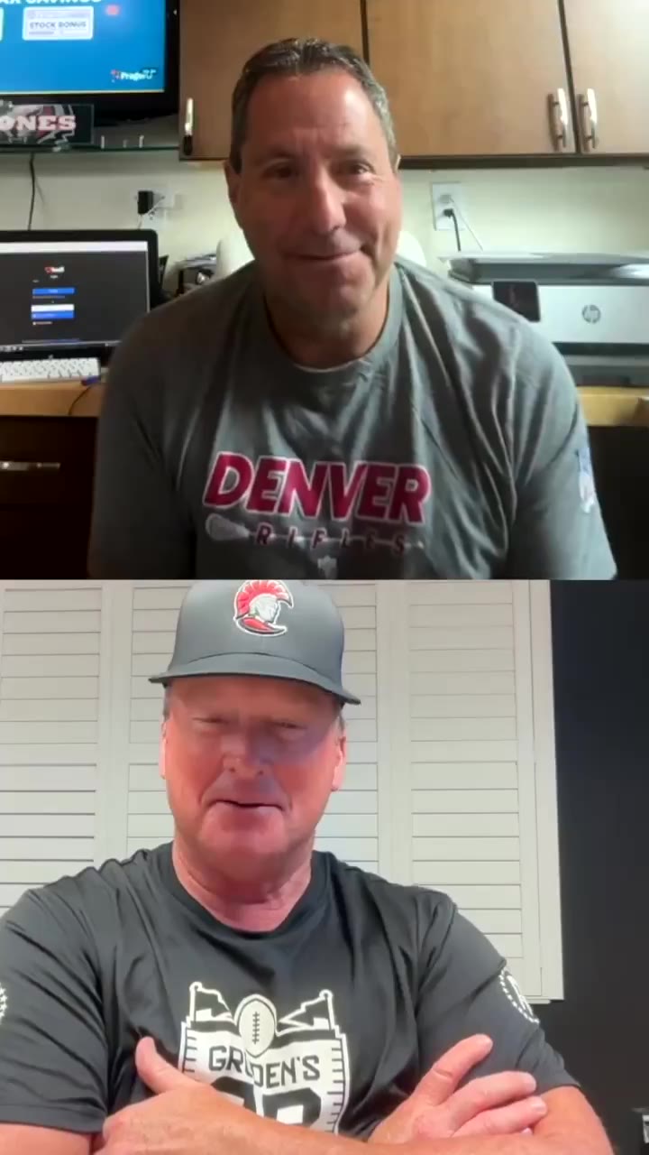 Jon Gruden: These guys at Adelphi are coming at me with some good old fashion trash talk ahead of this National Championship game ag