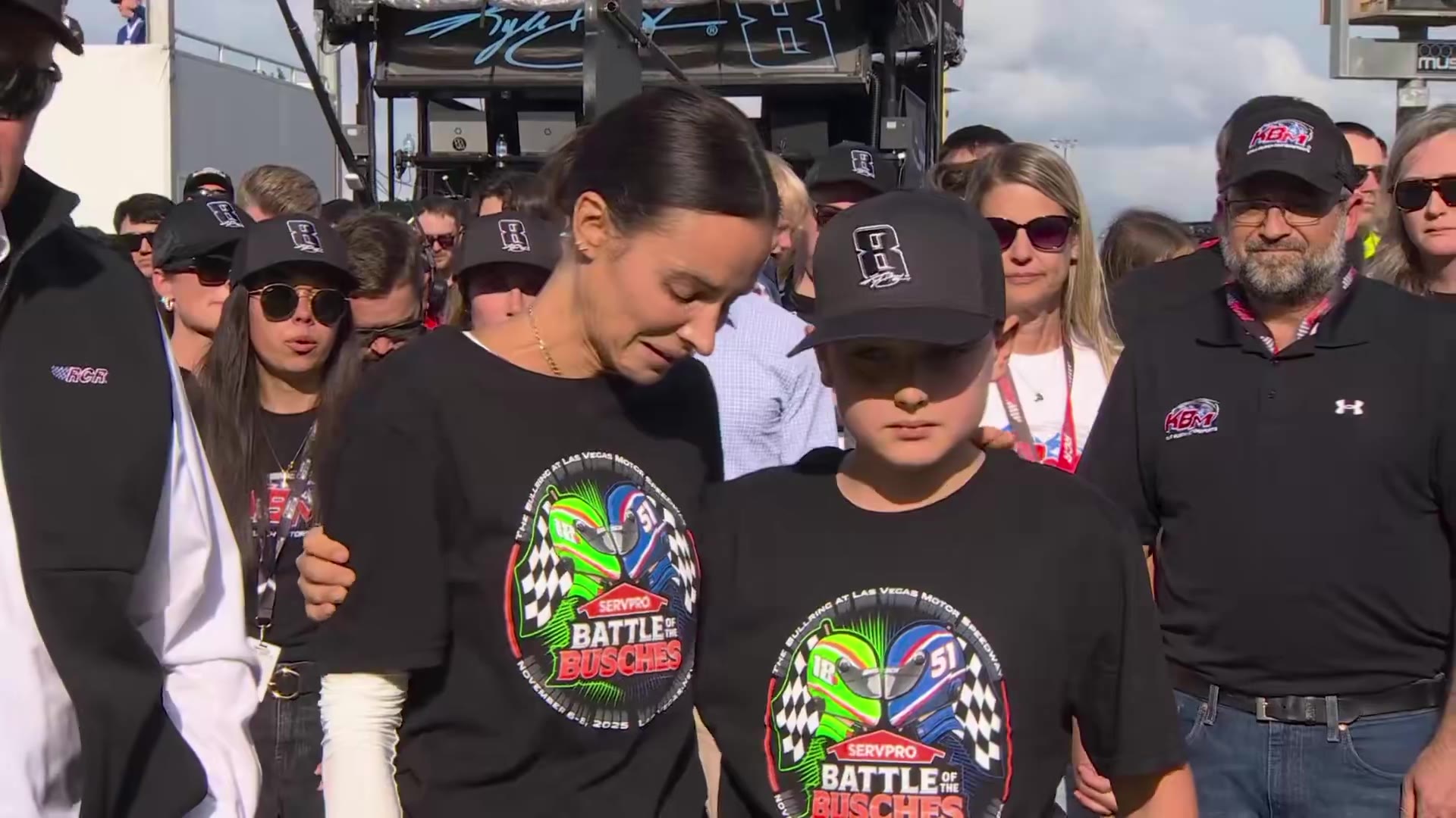 Barstool Sports: Kyle Busch’s wife and children are in attendance at the Coca-Cola 600 as he was honored with a moment of silence

Rest i