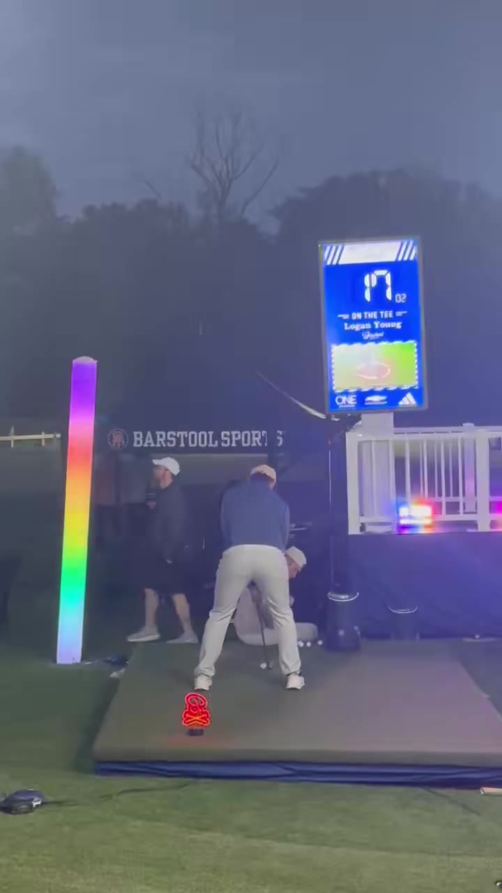 Riggs: Hole In One Challenge. LONG ISLAND. U.S. Open Wednesday. Let’s go!

This from the Philly event. We’re due for an ace and
