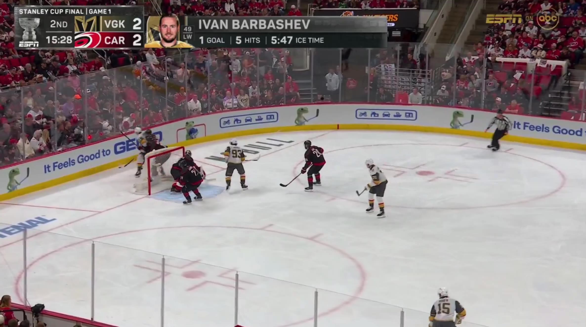 Barstool Sports: WILLIAM KARLSSON

The Knights of the Round Table have scored 3 unanswered  https://t.co/MtCHZCJlBC