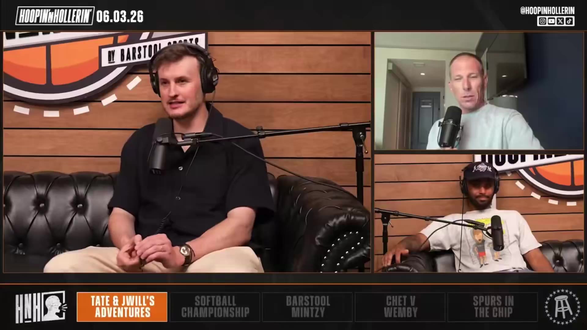 Viva La Stool: “There ain’t nobody better than Tate… I don’t really know all the guys and girls at Barstool but Tate is my guy” -JWill