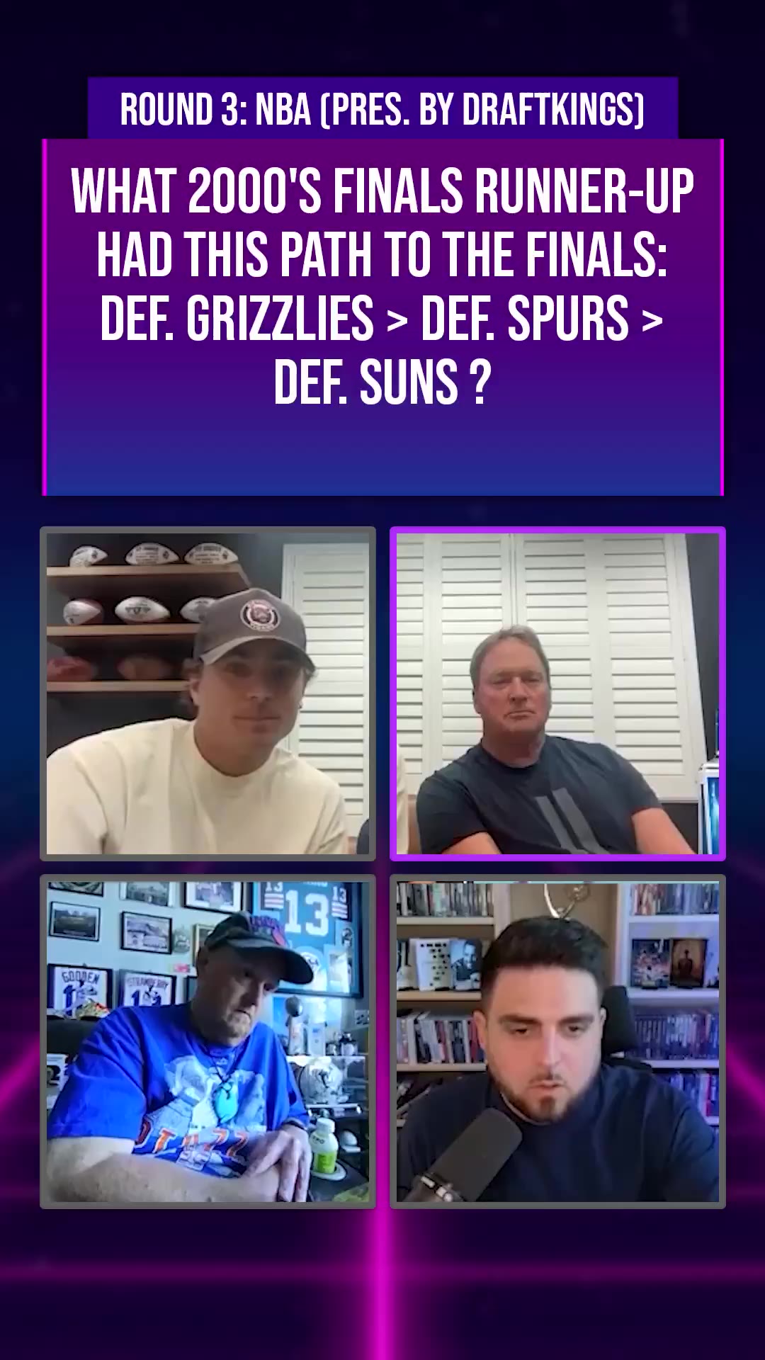 The Dozen Trivia: The Grinders stay HOT coming off last night. Pure domination in the NBA round

@NjTank99 @jakemalasek @BarstoolGruden ht
