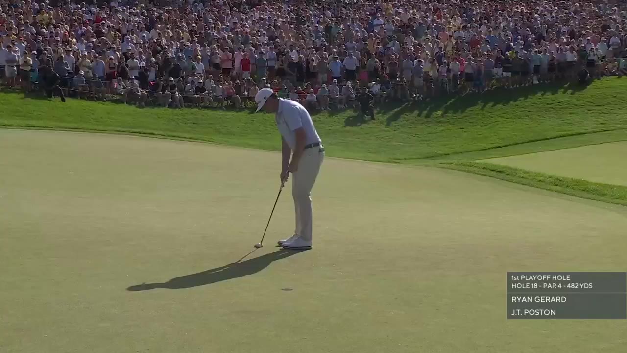 Fore Play: This close to a win.

Both guys par the first playoff hole and we go again. https://t.co/vTYHREhH2g