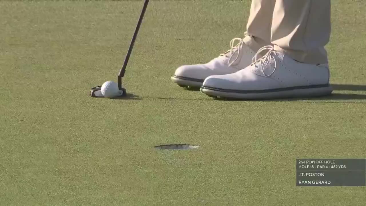 Fore Play: JT Poston’s winning moment 🏆 https://t.co/g5nKj19UlZ