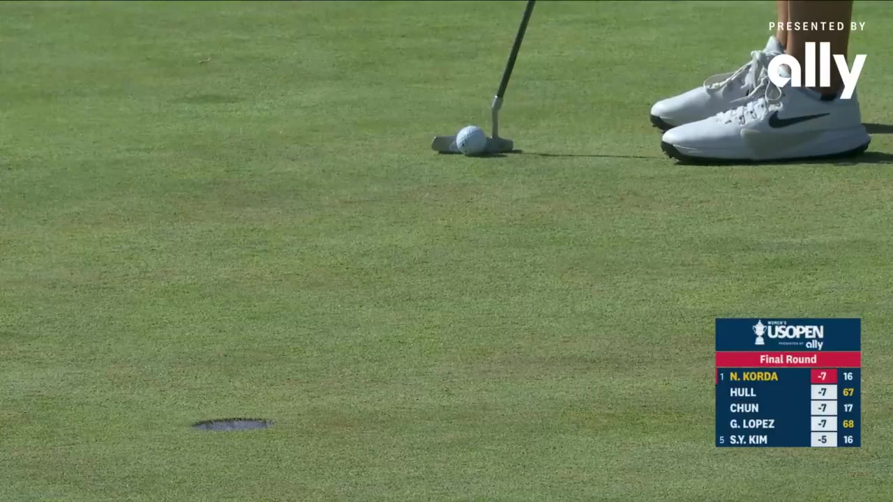 Fore Play: NELLY KORDA BIRDIES 17 FOR THE SOLO LEAD!!! https://t.co/OQtfCTBKFI