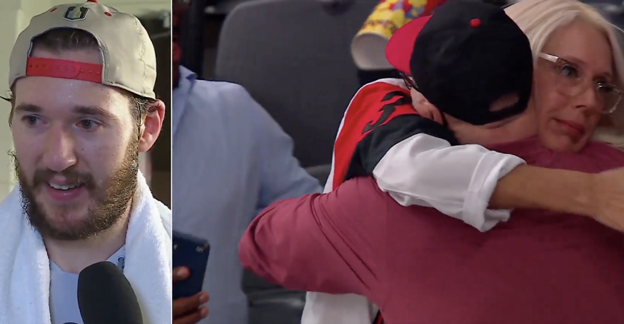 Barstool Sports: "I can't believe you guys just did that to me on TV" - Brandon Bussi watching his parents' reaction to winning game 4 of