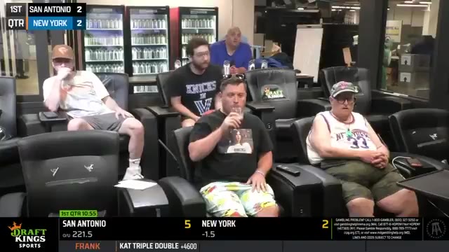 Barstool Sports: KAT picks up 2 fouls in less than a minute

Frank wants the refs to just put on their Spurs jerseys! https://t.co/h6Tl2A