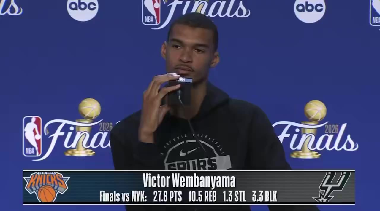 Barstool Sports: “Everybody knows we’re gonna do it” 

-Wemby on becoming the 2nd team ever to come back from down 3-1 in the Finals  htt