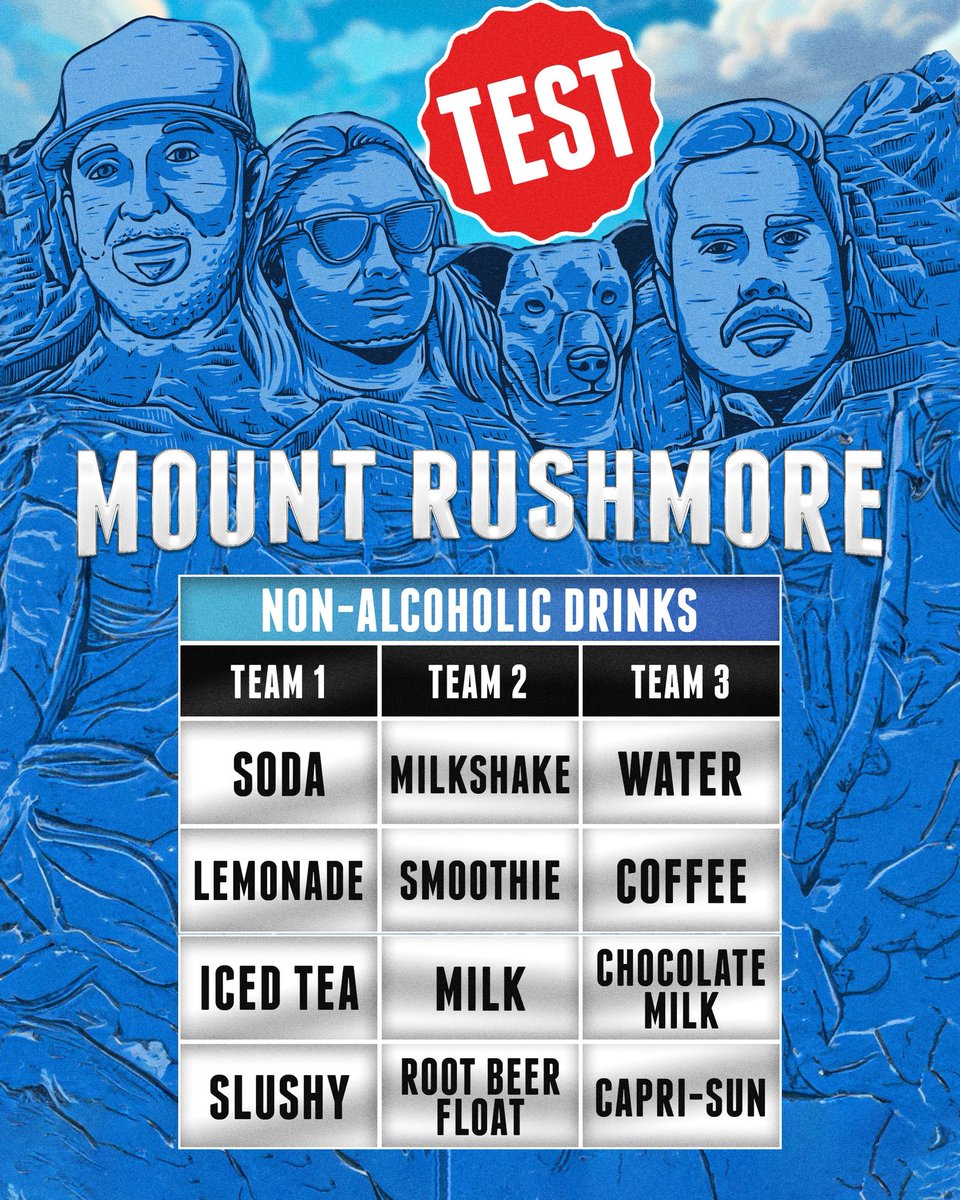 Pardon My Take: Todays Mount Rushmore: Non Alcoholic Drinks https://t.co/gYHbAxVu8e