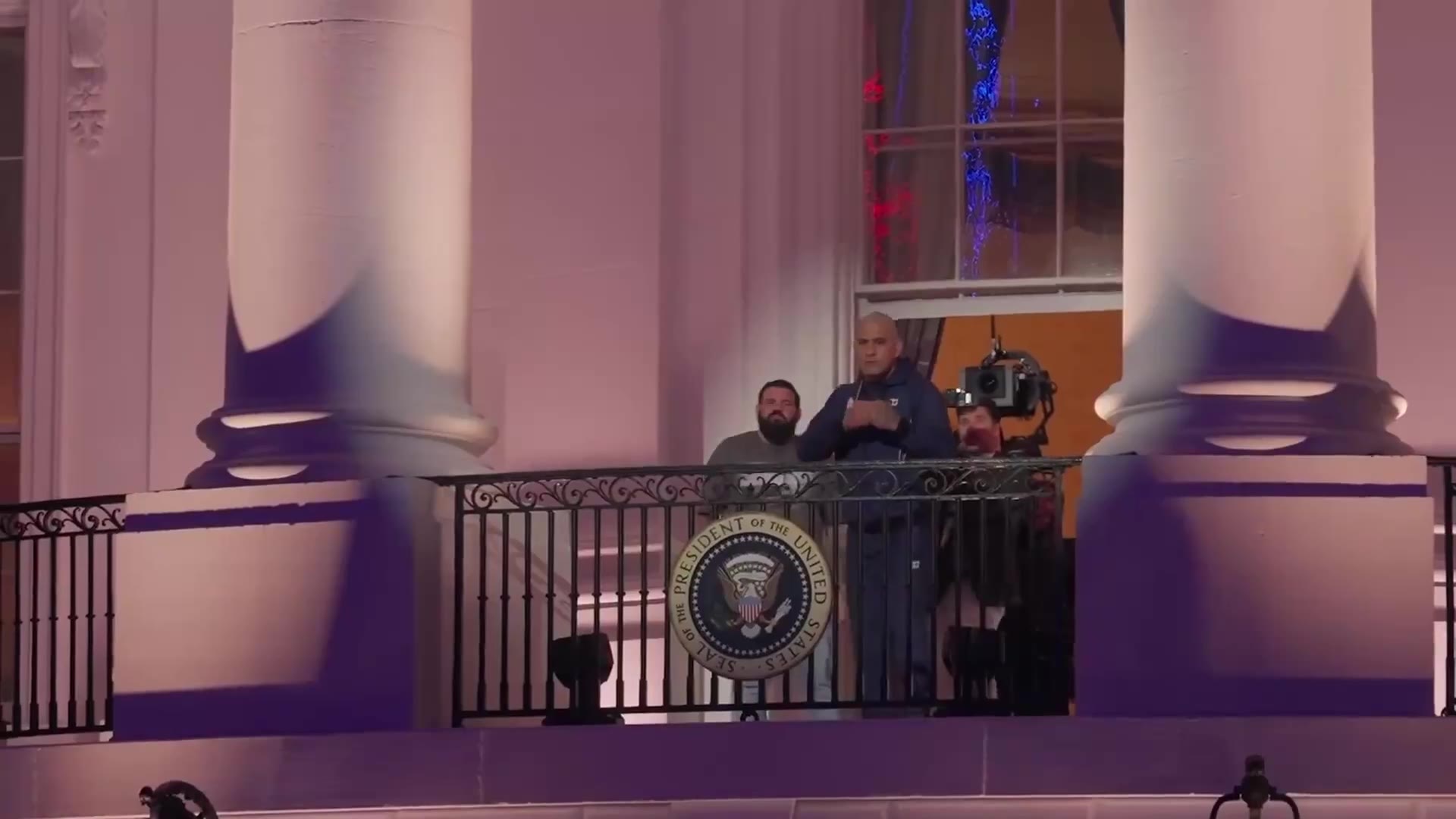 Barstool Sports: The UFC Fighter entrances at the White House are gonna be unreal

This is footage of the rehearsals  https://t.co/MBJyhd