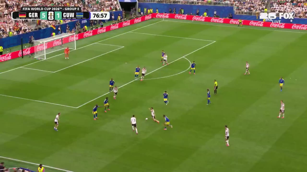 Barstool Gambling: We are approaching Brazil territory in this one

Germany is not pulling their punches vs Curaçao today https://t.co/4Aju