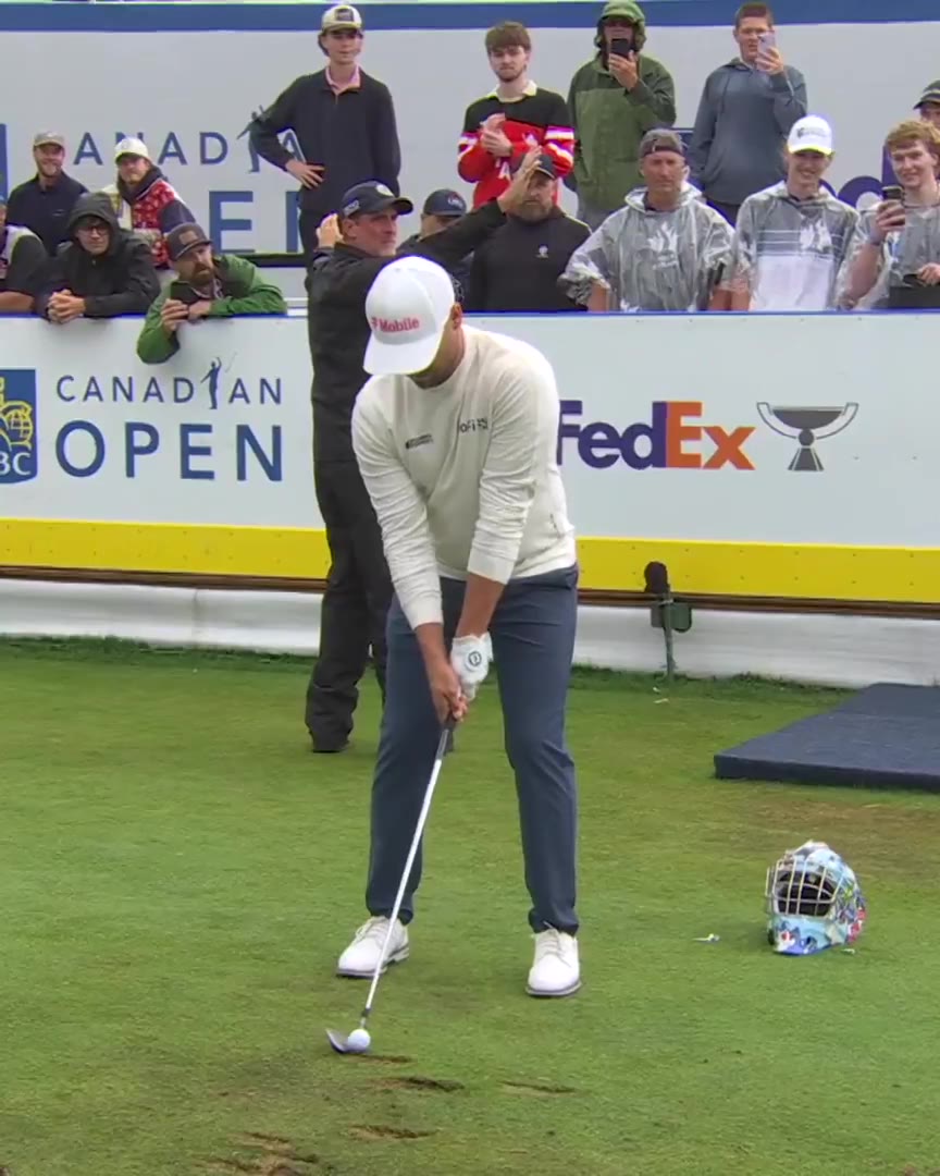 Fore Play: The Canadian Open fans were booing Wyndham for his USA jersey yesterday.

He steps up and drills one for another bird at