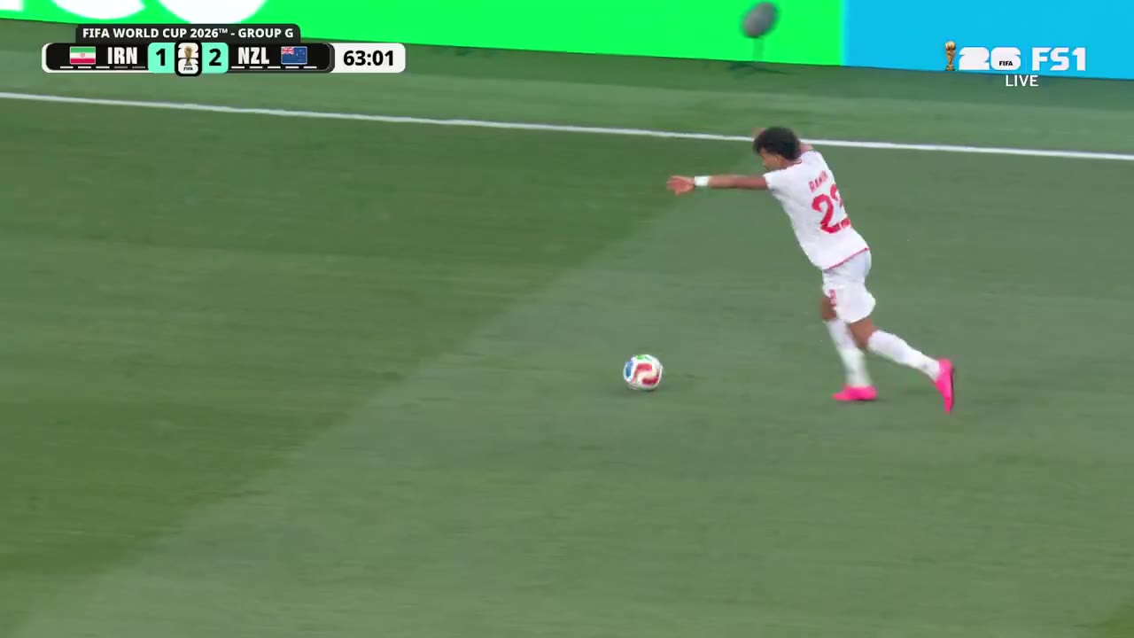 Barstool Sports: IT’S ALL LEVEL FOR IRAN & NEW ZEALAND AFTER THIS BEAUTY OF A HEADER https://t.co/a1LHCqBDGl