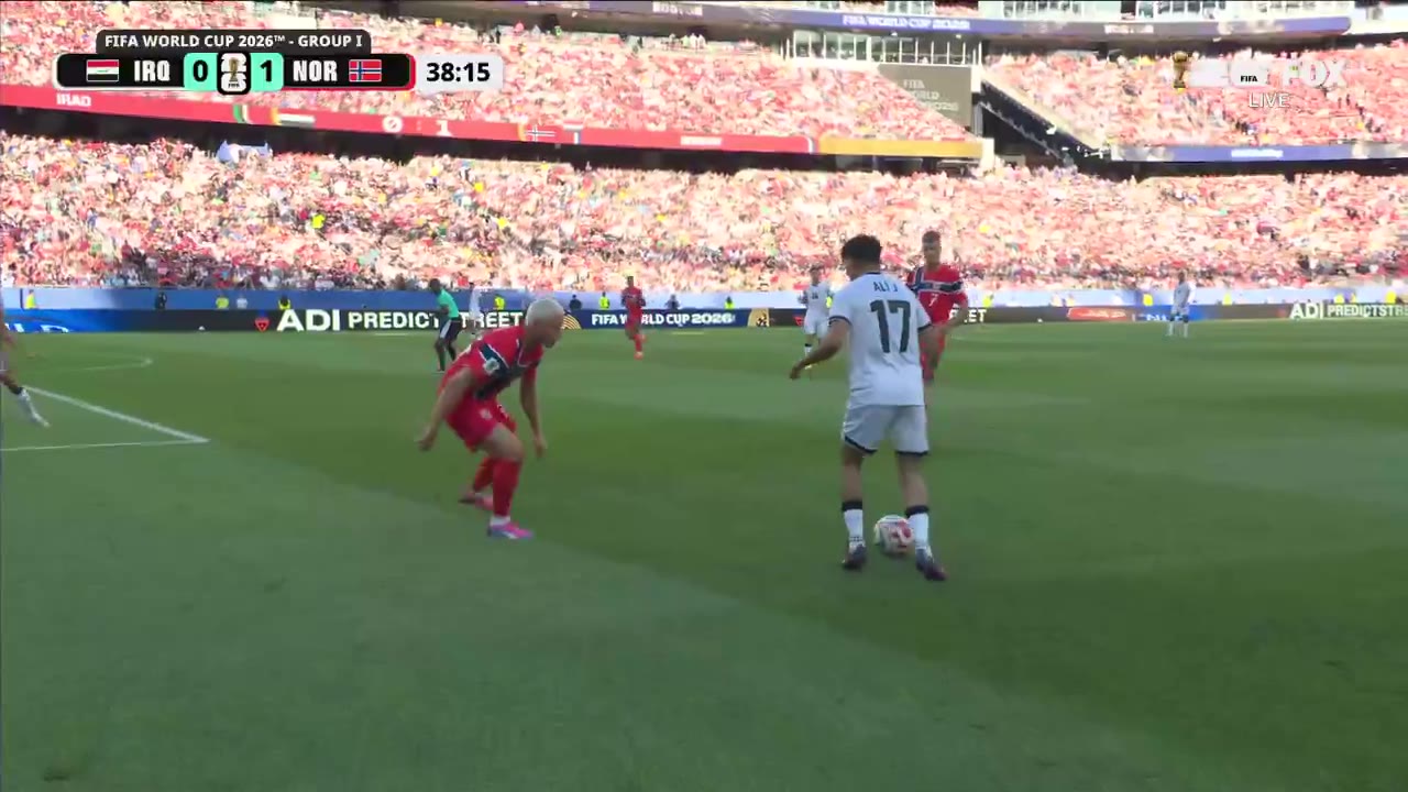 Barstool Sports: IRAQ EQUALIZES WITH THE HEADER! https://t.co/6rOKYMwWGi