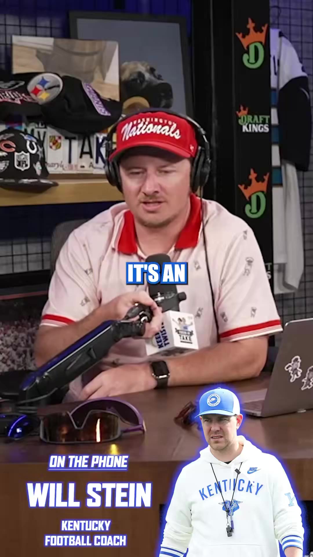 Pardon My Take: Does Kentucky Head football coach Will Stein Bleed blue or bleed red? https://t.co/1GmaD3nIm7