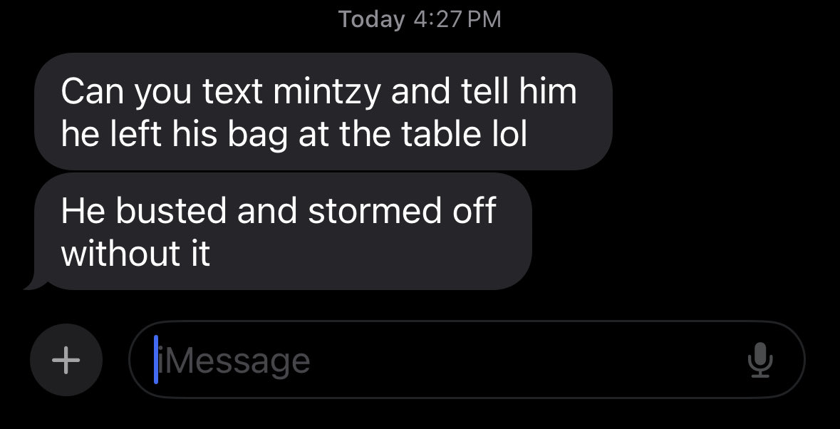 Eric Nathan: To channel my inner @OhioTate:
I can confirm Ben Mintz has busted the World Series of Poker Main Event and is not plea