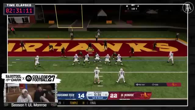 Barstool Sports: The @StoolAfterDark team has been streaming for 3 hours and they are 1-5 in the Sun Belt.  https://t.co/PFswRhfFnF