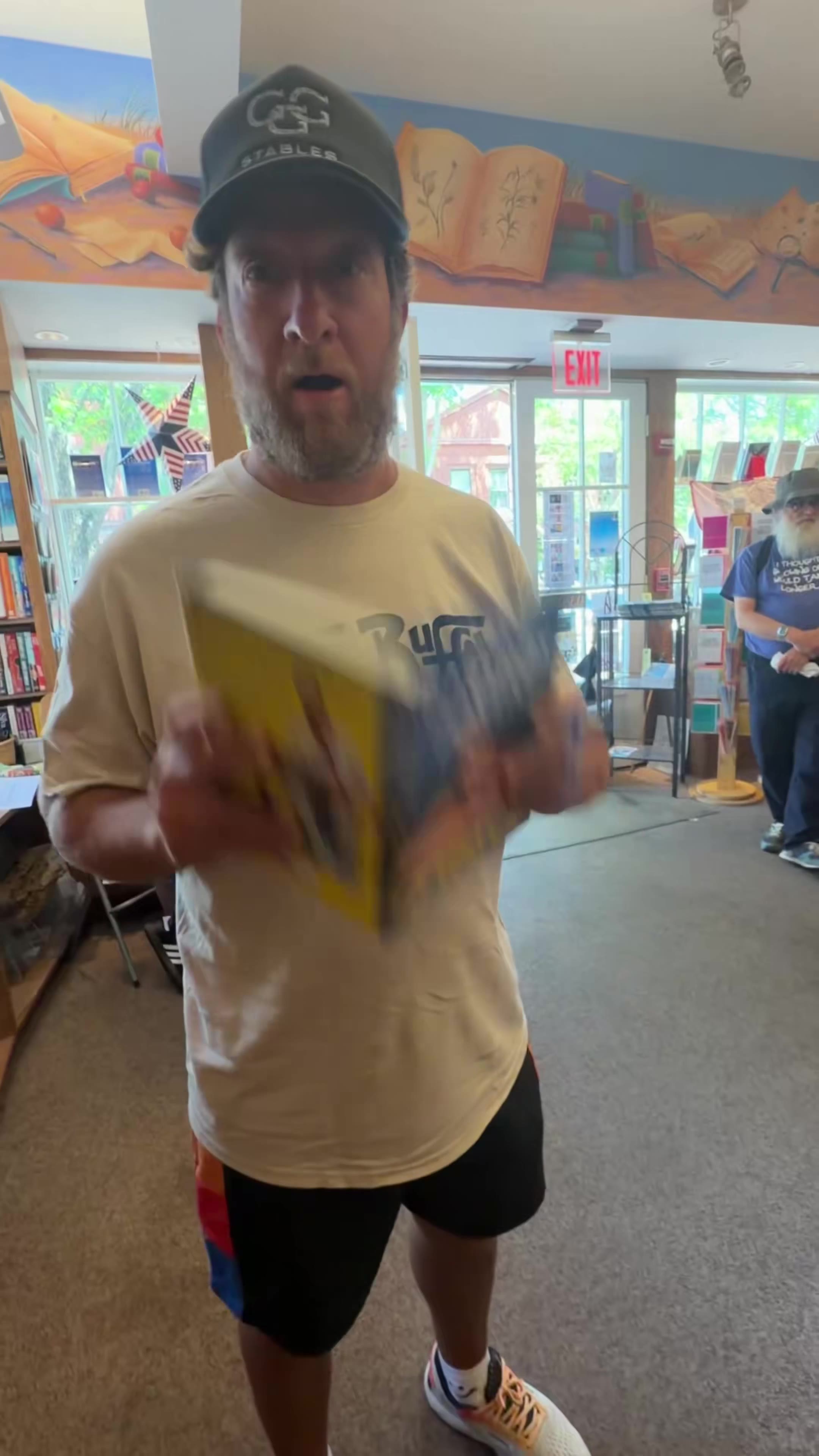 Dave Portnoy: If you are on Nantucket I just went into Mitchells book store and ripped about 40 signatures.  My first signed books as