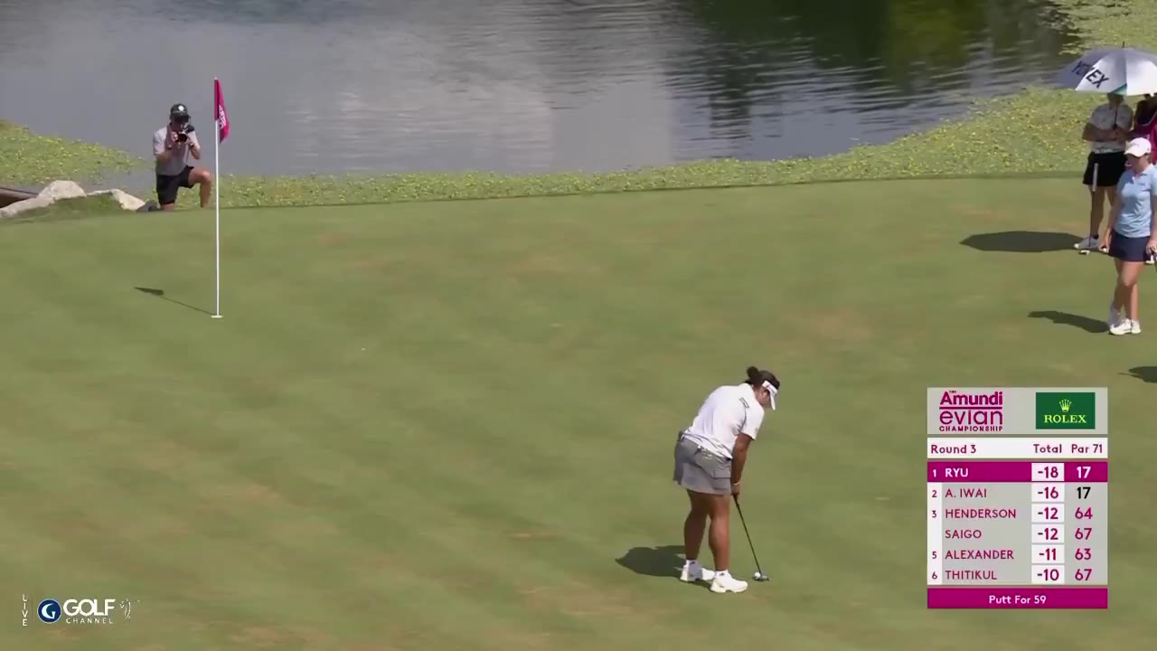 Fore Play: Haeran Ryu 60 at the Evian ‼️

Lowest round in major championship HISTORY. https://t.co/wAerfZ6fC6