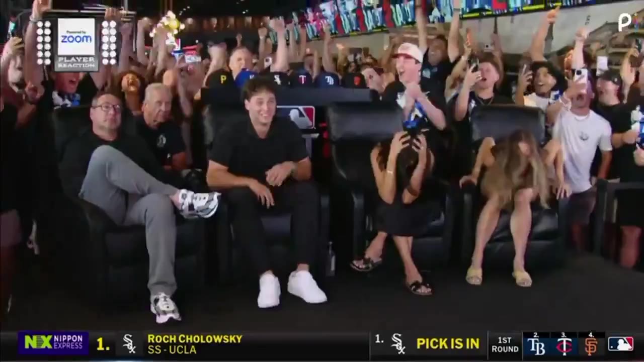Jomboy Media: Roch Cholowsky was emotional after being selected first overall by the White Sox