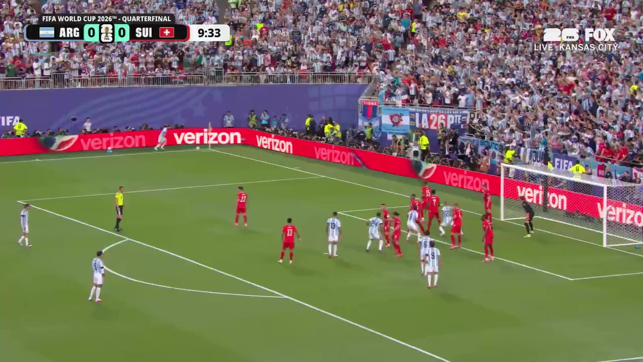 Barstool Sports: STELLAR OFF THE SET PIECE! ARGENTINA ARE AHEAD 🇦🇷  https://t.co/gFVr6ifOXo