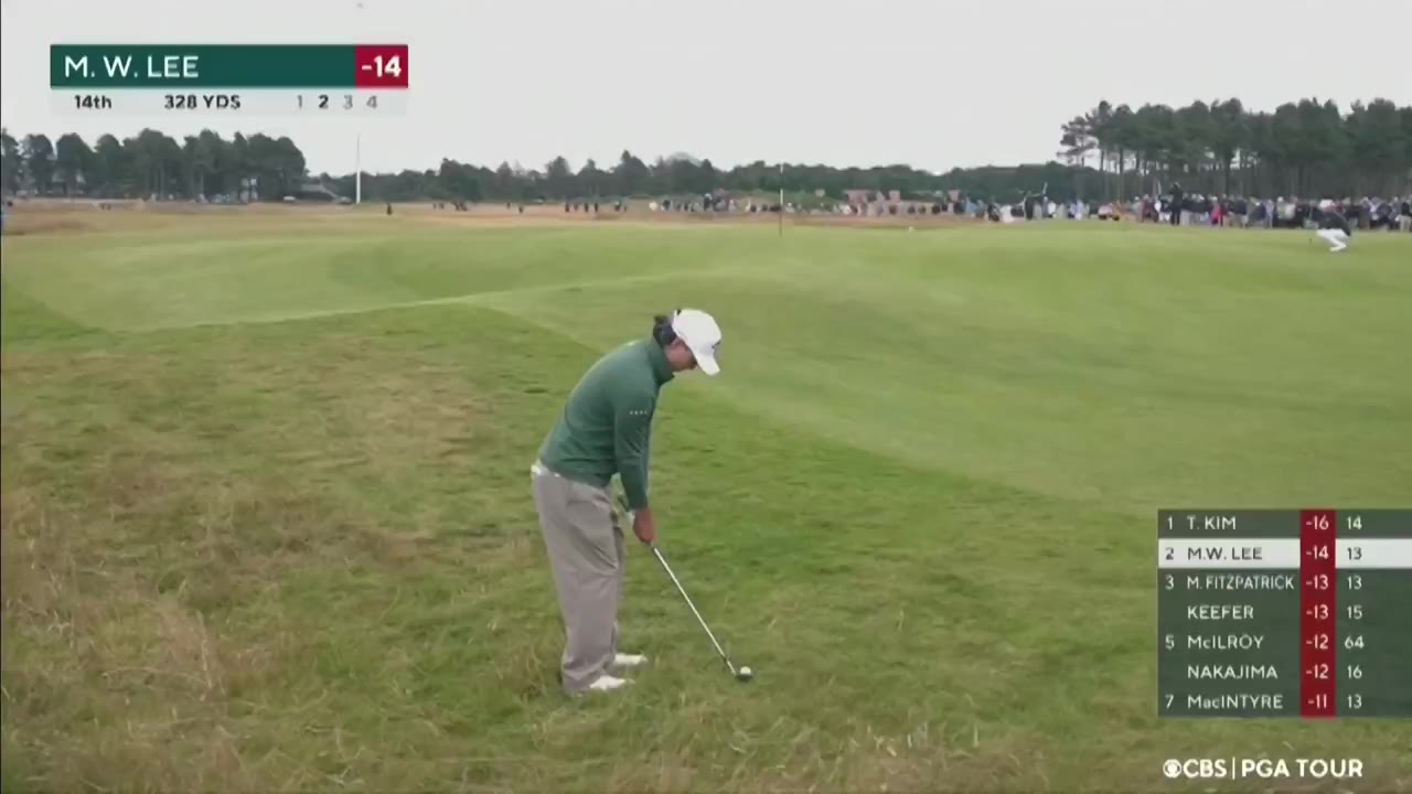 Fore Play: Min Woo Lee cooking up a beauty.

Now just one back 👀 https://t.co/I8YWZSTncP