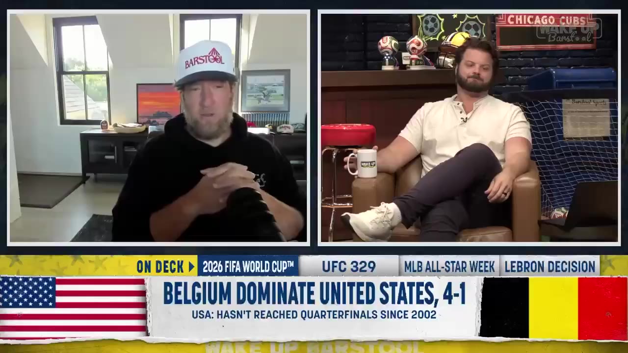 Barstool Sports: “They embarrassed the country. They embarrassed me. They didn’t just lose, they looked like they never played the game b