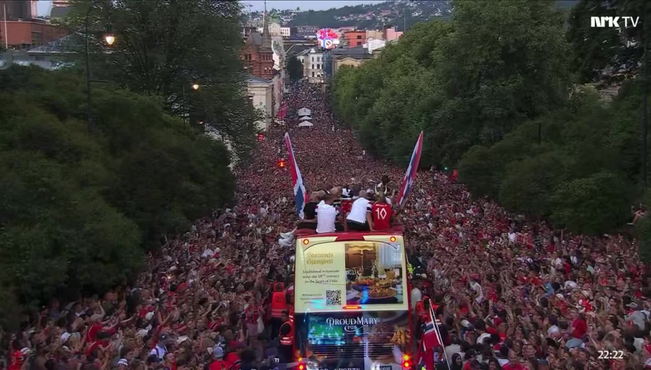 Pardon My Take: The entire country of Norway came out to celebrate the teams return home https://t.co/Gs2gfBpdF0