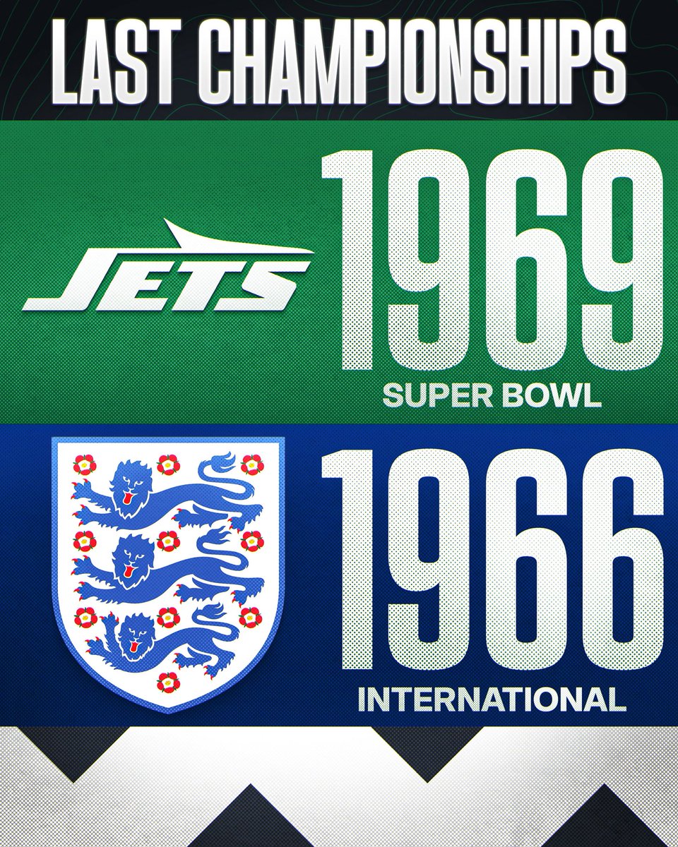 Pardon My Take: Jets have a championship more recent than England https://t.co/yhSIlUJTmR
