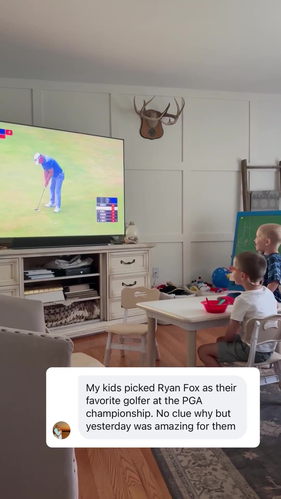 Fore Play: Huge day for these kids who randomly picked Ryan Fox to be their favorite golfer two months ago 💀 https://t.co/Dr621leV