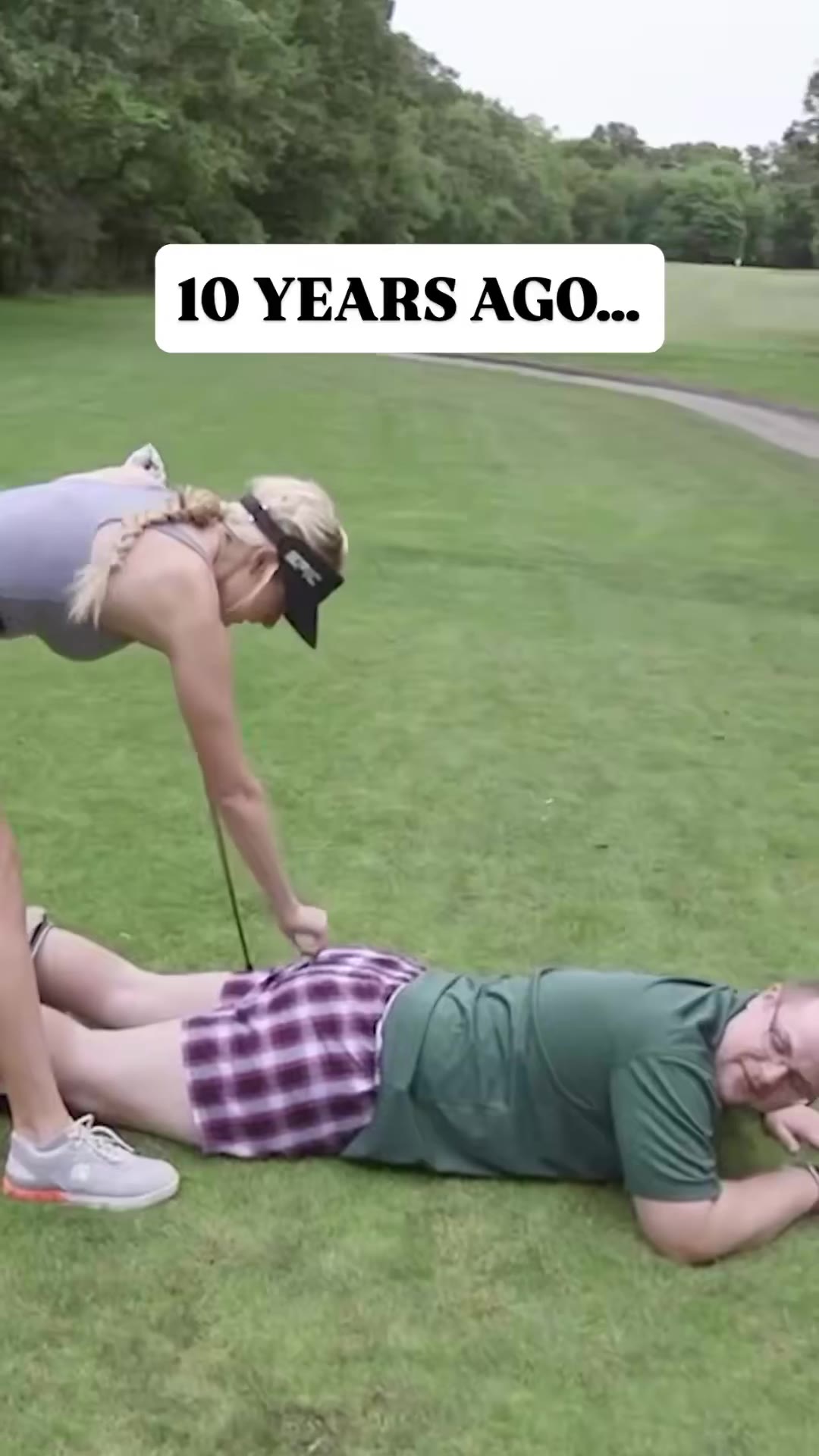 Viva La Stool: Throwback to the time Paige Spiranac tried to hit a tee shot off of Trent’s butt    https://t.co/e2EyOMZsAC