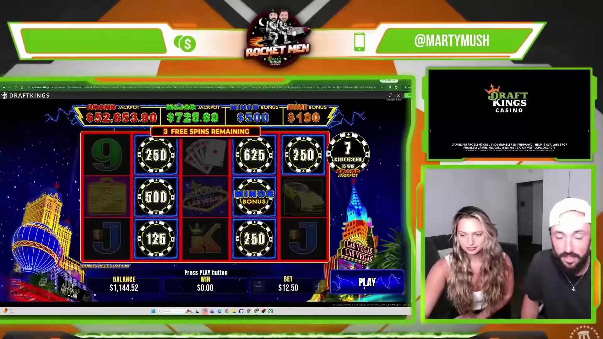 Barstool Gambling: LIGHTNING STRIKES

$750 HIT ON THE LIGHTNING LINK FOR @MARTYMUSH AND @BARSTOOLRIA

@DKCasino #DKpartner https://t.co/ddw