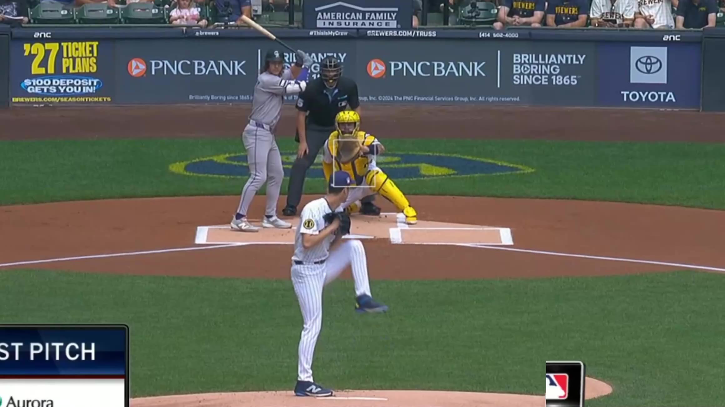 Rob Friedman: Miz's 1st Pitch of the Game:

104 mph https://t.co/gzwQWklMmo