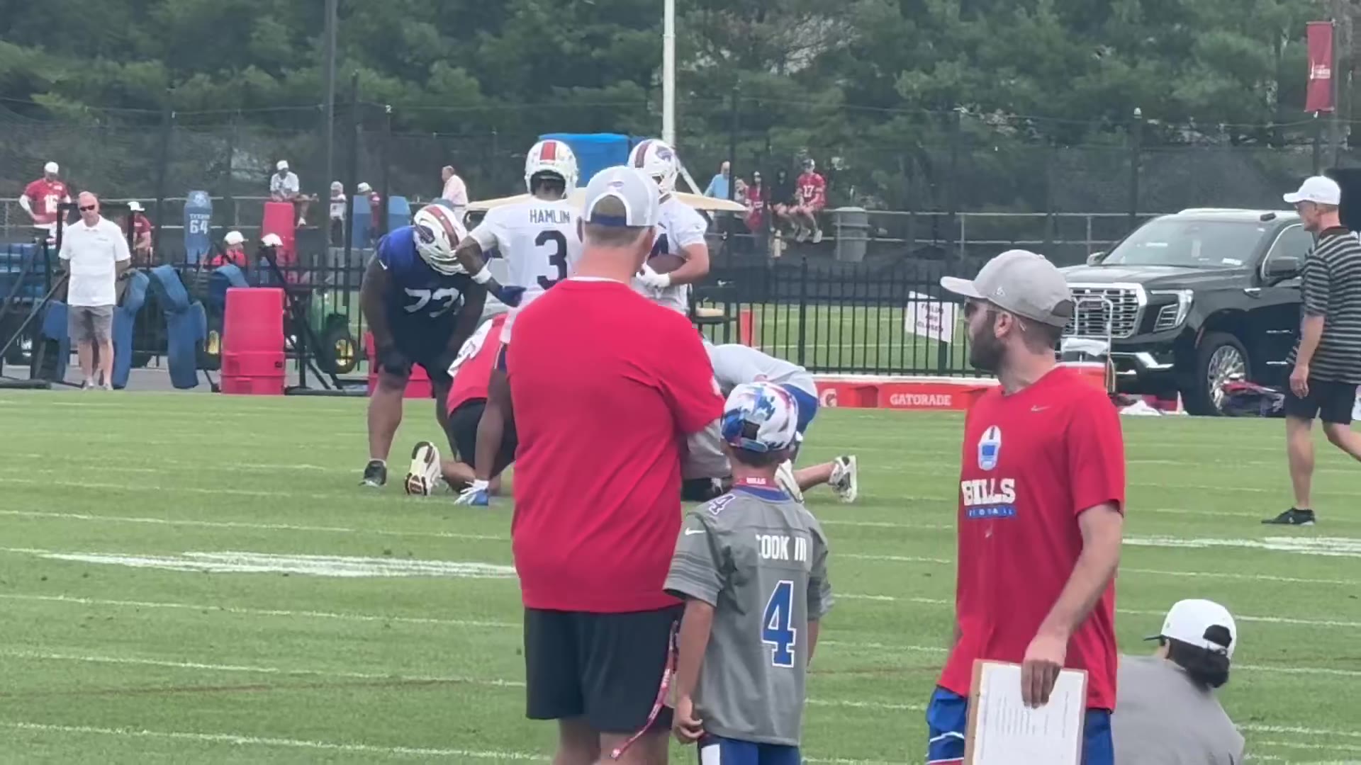 Bills Safety CJ Gardner-Johnson's Camp Ends With a Scary Cart Ride