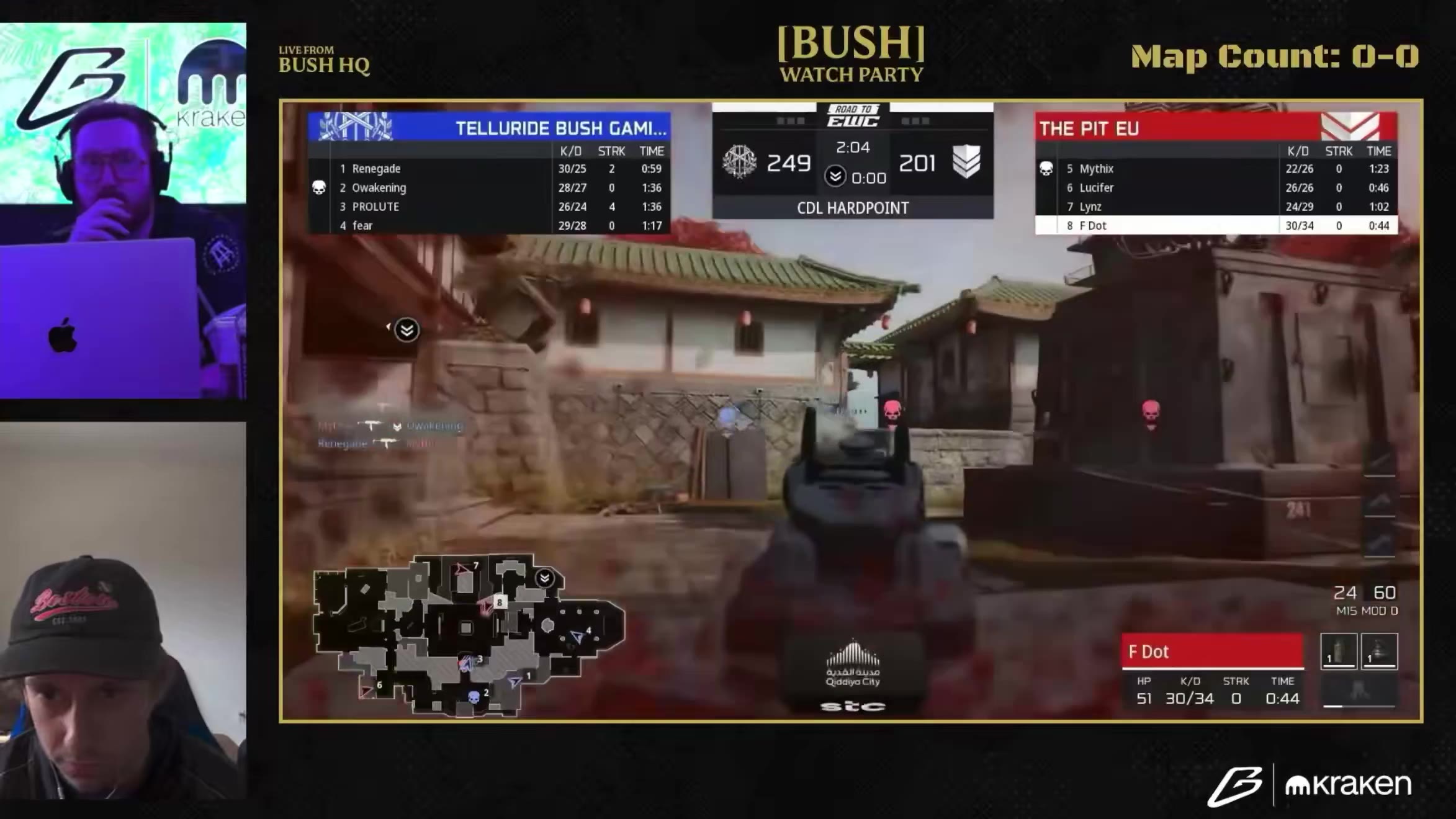 Viva La Stool: BUSH COME BACK AND WIN MAP 1

Up 1-0 (first to 3 moves on to the Finals) https://t.co/fQZJCAXn7R