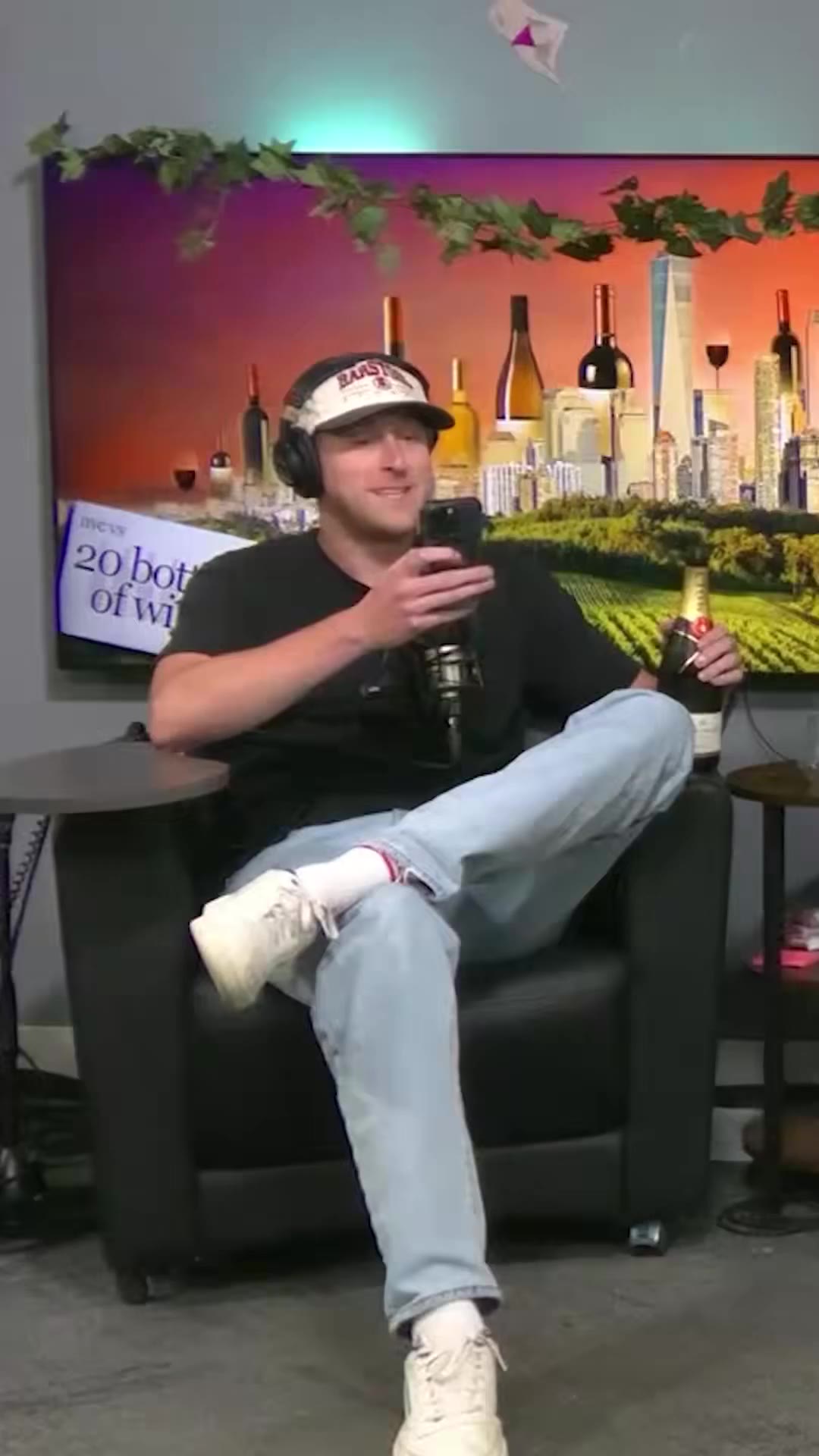 Nate Loses It As Barstool NY Takes On 20 Bottles Of Wine