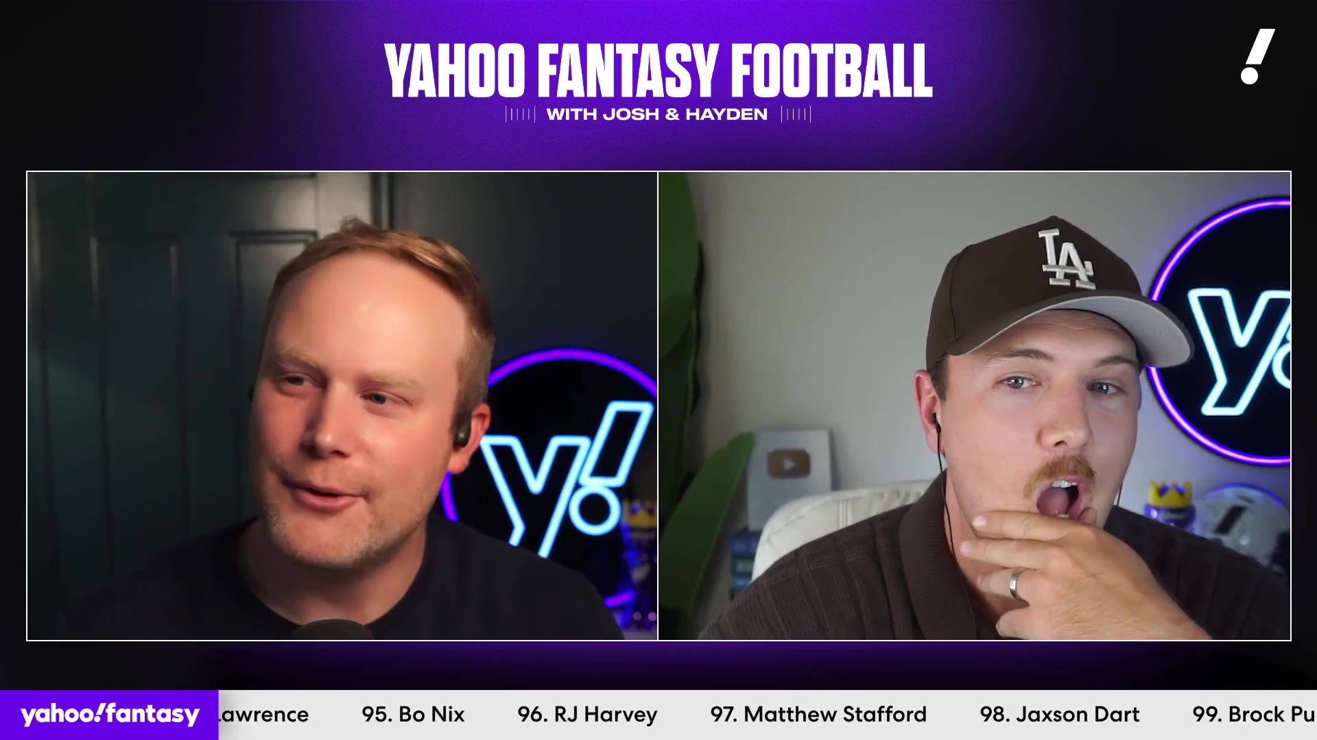 Yahoo Fantasy Football - Josh & Hayden: Even coming off injury, there's a chance that Alec Pierce could have even more targets this season than last 👀 https://