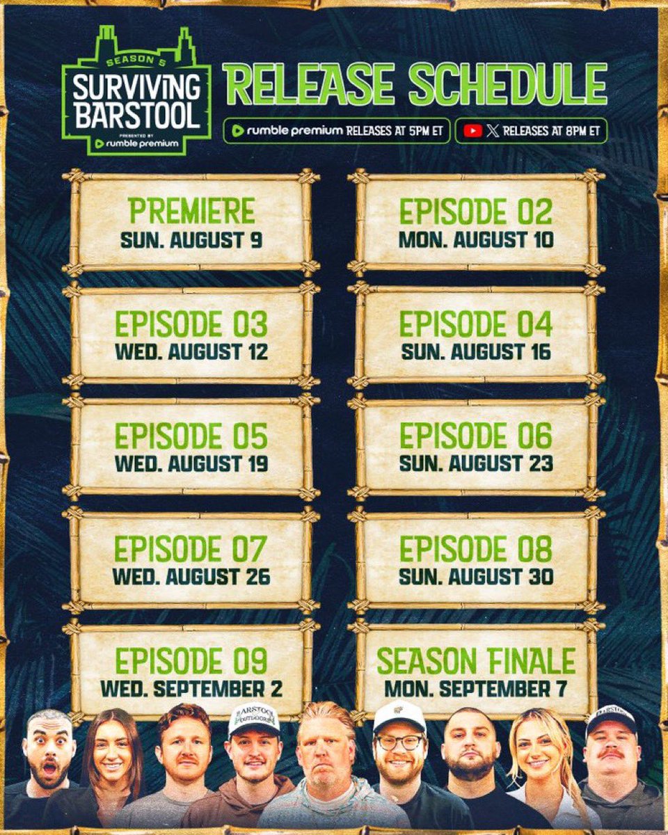 Jeff D. Lowe: 🌴SURVIVING BARSTOOL🌴

EPISODE 2 is here for all @rumblevideo premium subscribers. You get it 3 hours early, before eve