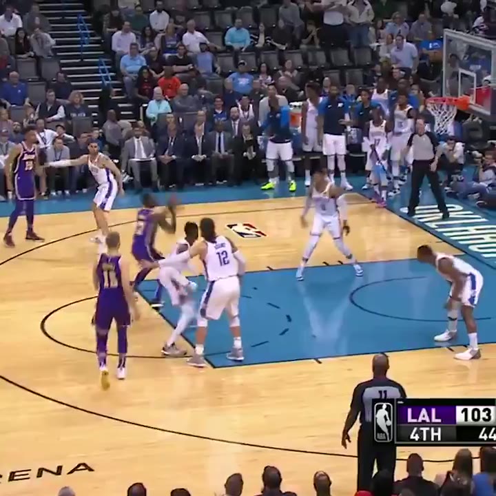 ClutchPoints: 20 points.
20 rebounds.
21 assists.

In 2019, Russell Westbrook dedicated his historic 20/20/20 performance to the late
