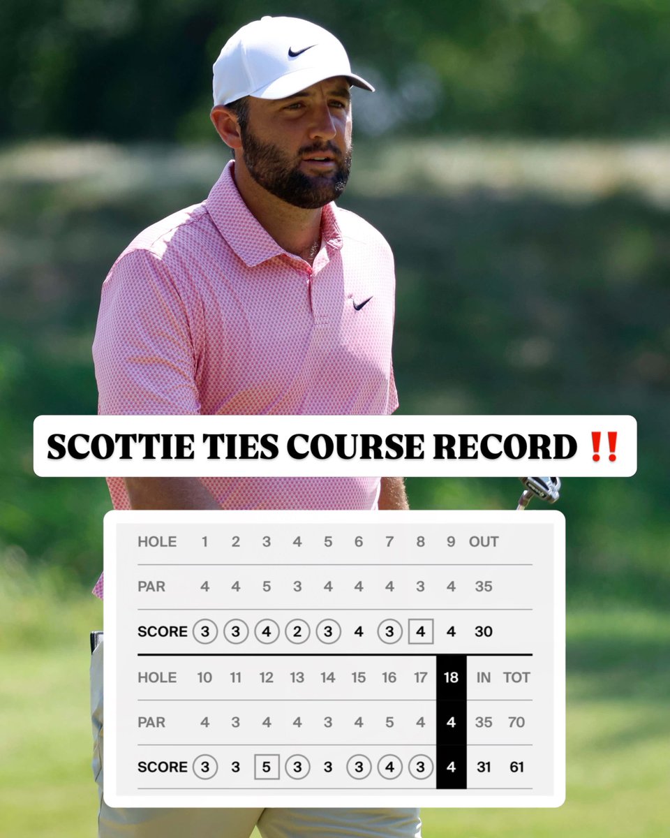 Fore Play: SCOTTIE 61 TO TIE THE TPC SOUTHWIND COURSE RECORD & LEAD BY 3!!! https://t.co/E6ZGI2z5Wj