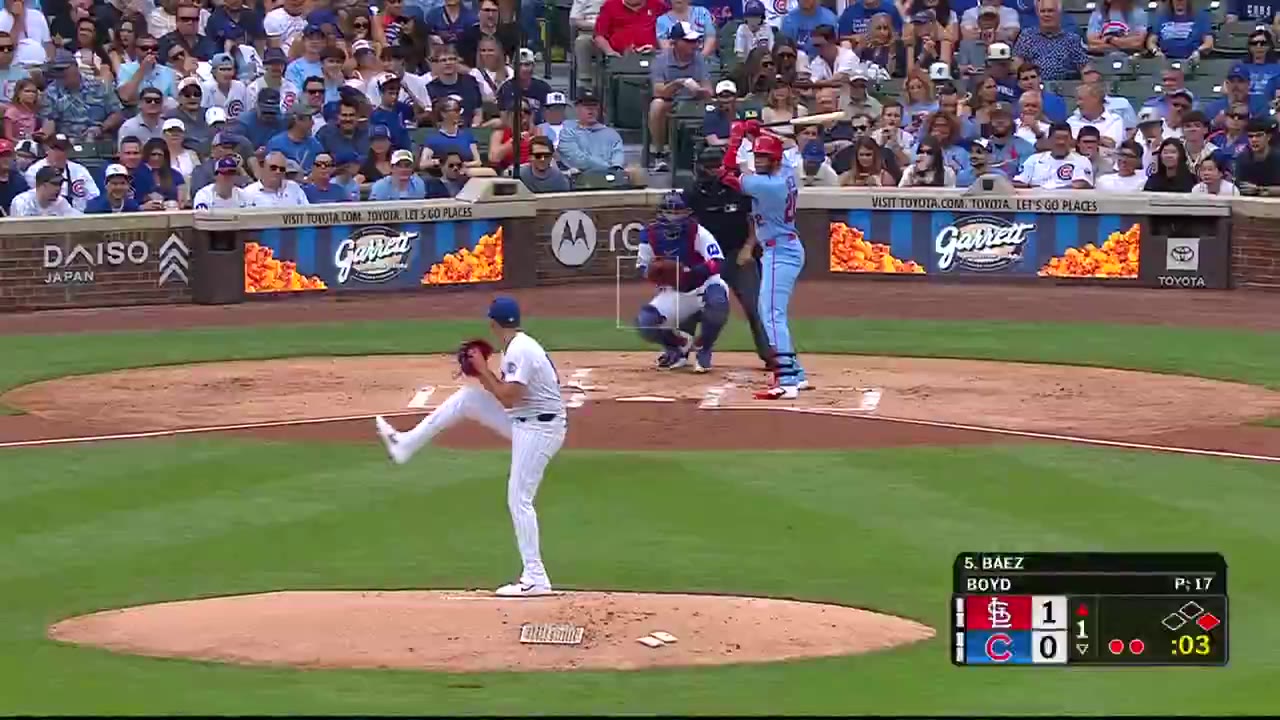 Barstool Sports: The first pitch Cardinals rookie Joshua Báez sees in the Big Leagues is WAYYYY GONE.

WELCOME TO THE SHOW  https://t.co/