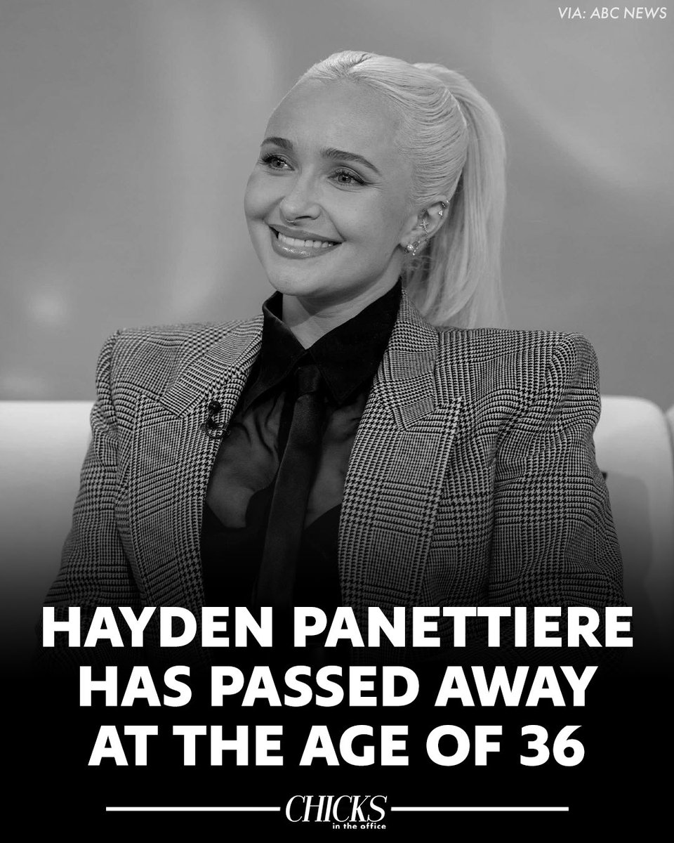 Chicks in the Office: Rest in peace, Hayden Panettiere 🤍🕊️ https://t.co/nJcLDtbw2m