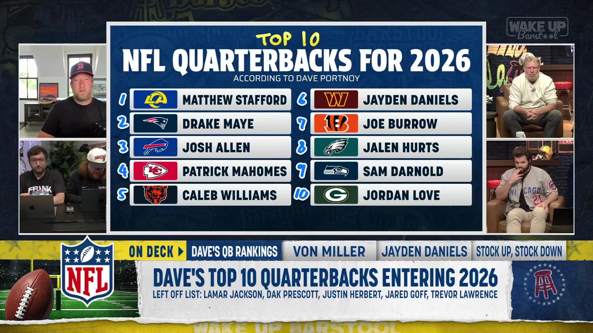 Dave Portnoy Leaves Lamar Jackson Off His Top 10 QB List